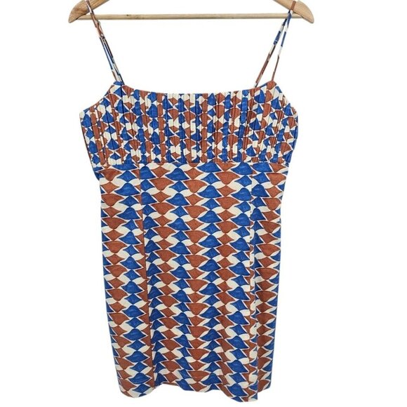 Anthropologie Maeve Womens 12 The‎ Ophelia Sleeveless Linen Slim Mini Dress NWT - Picture 3 of 15